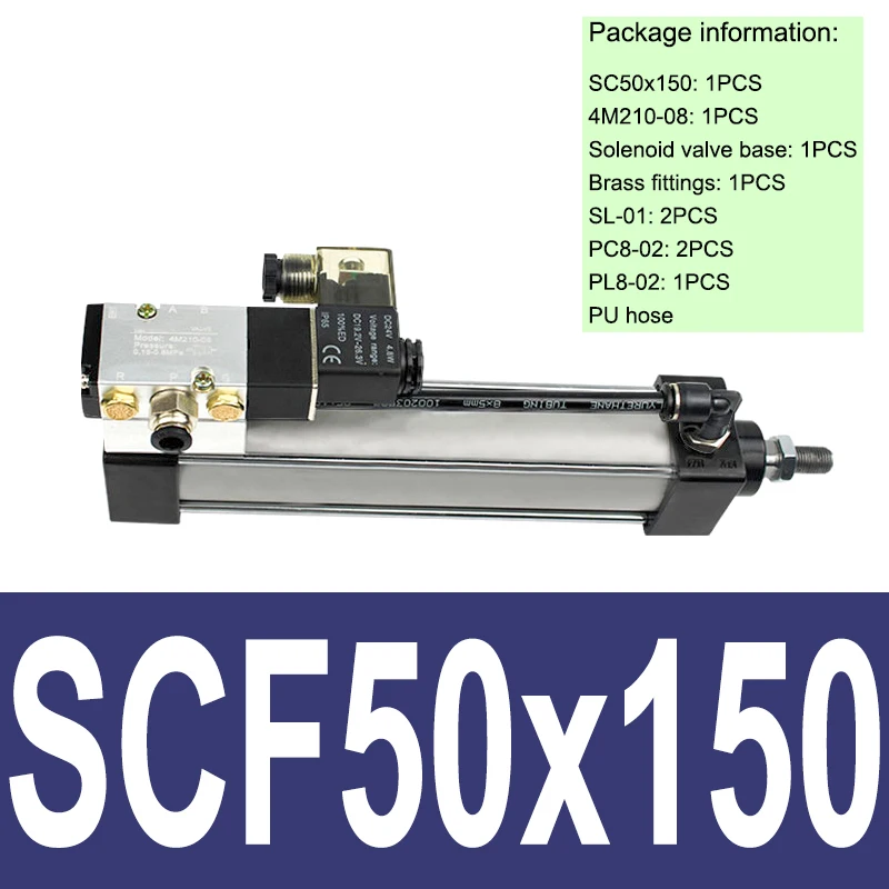 

Пневматический цилиндр SCF 50 мм ход 25-1000 мм