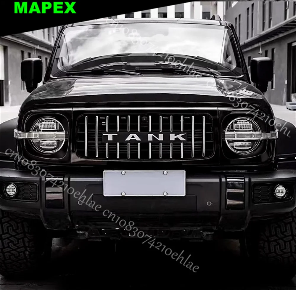 Подходит для решетки Tank 300, модифицированная решетка GT, передняя часть, внедорожная сотовая решетка, специальные аксессуары для модификации автомобиля