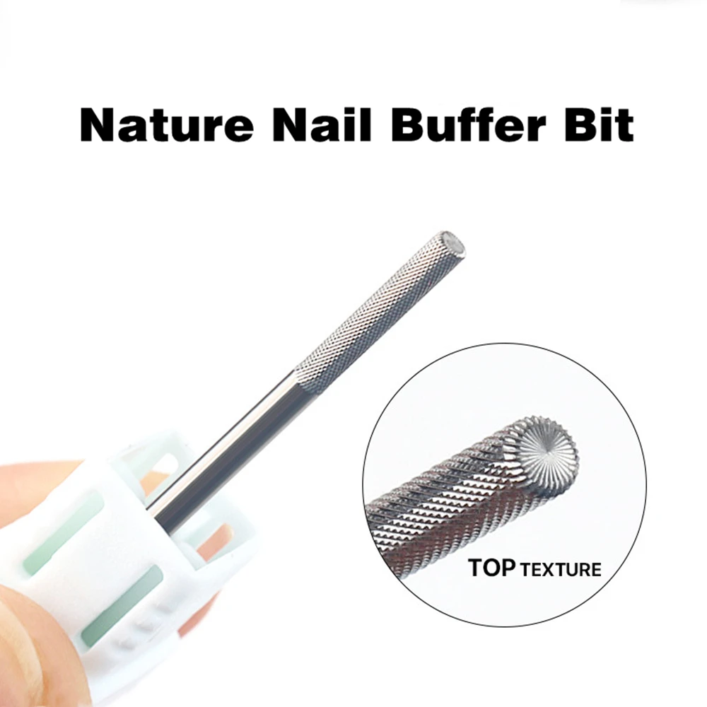 

Nature Nail Buffer Bit 3XF Milling Cutter for Electric Drill Cuticle Remove Manicure Professional Nails Accessories