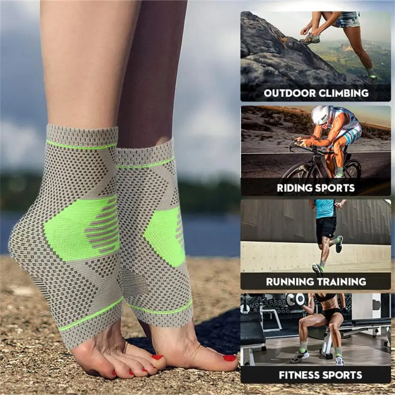 

1pcs anti fatigue compression foot sleeve Ankle Support Running Cycle Basketball Sports Socks Outdoor Men Ankle Brace Sock