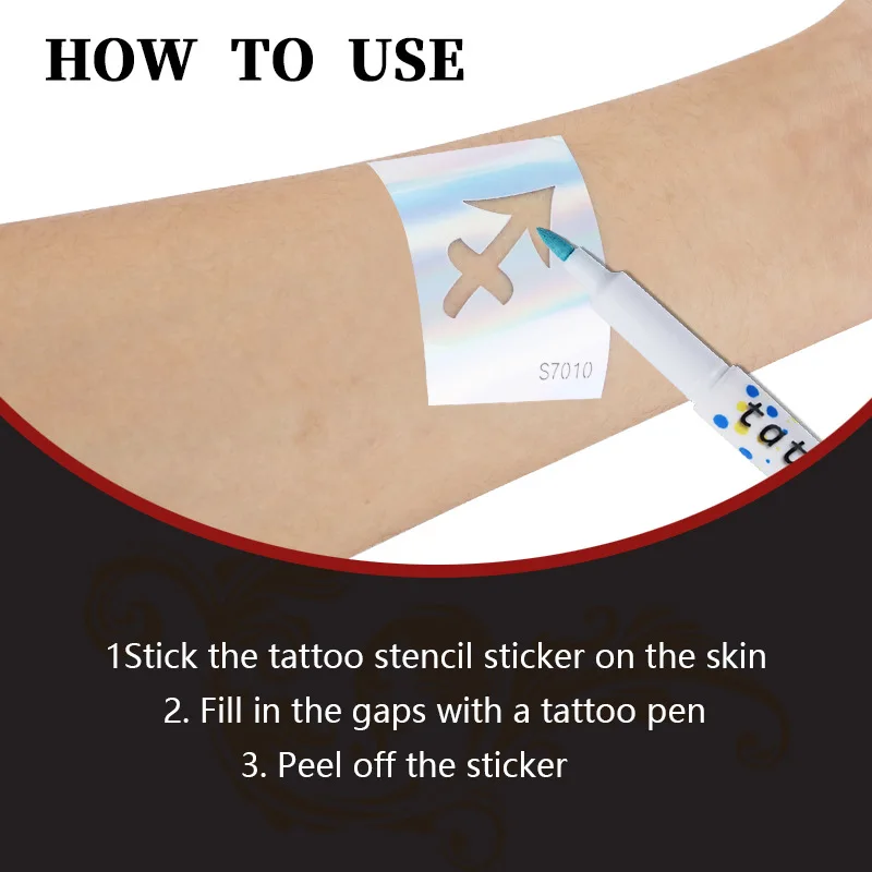 Временные тату-маркеры для кожи 12 цветов маркеры тела детей и взрослых