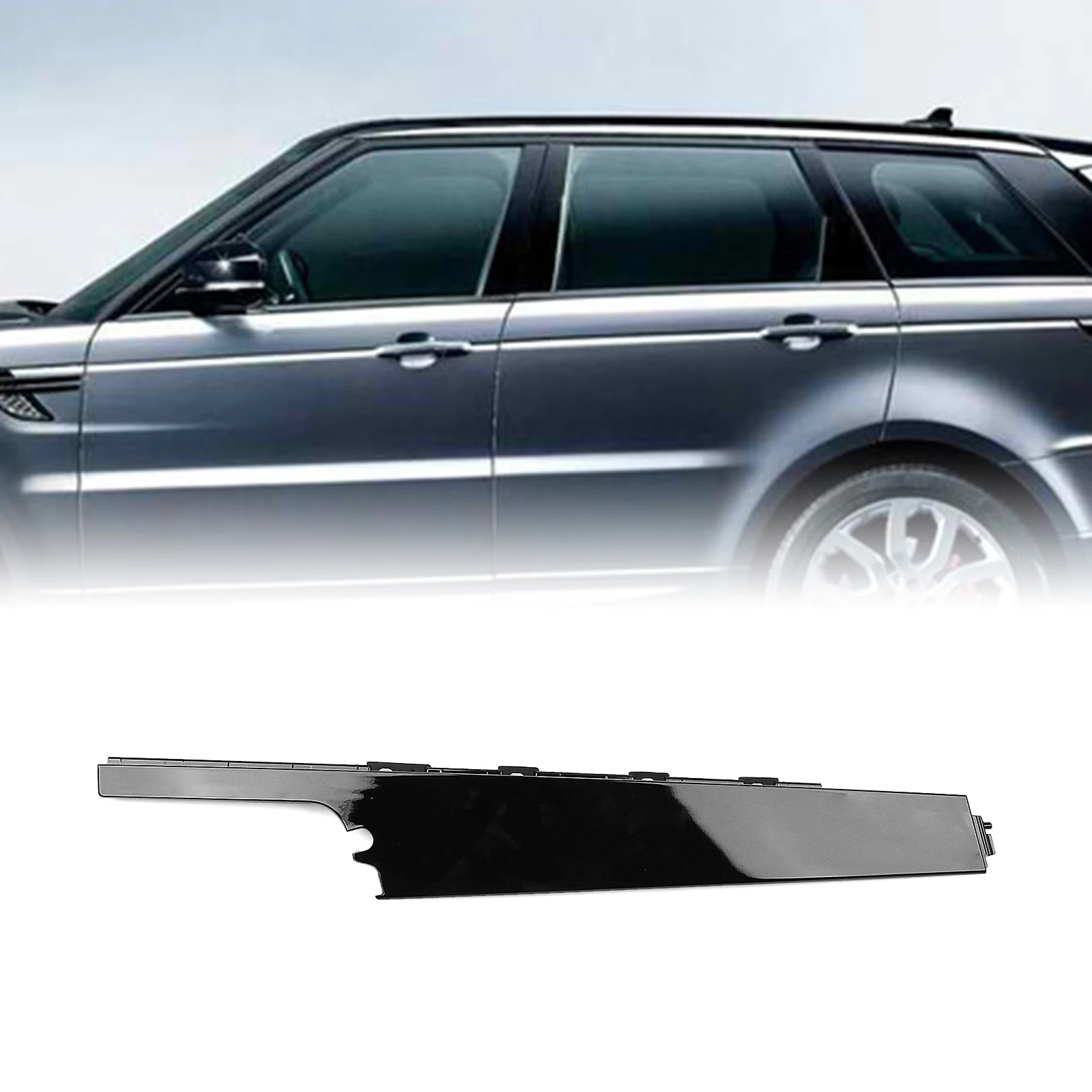 

Для Land Rover Range Rover Sport 2014-2022 левое/правое боковое окно, стойка B, внешняя молдинговая панель, уплотнительная полоса, накладка