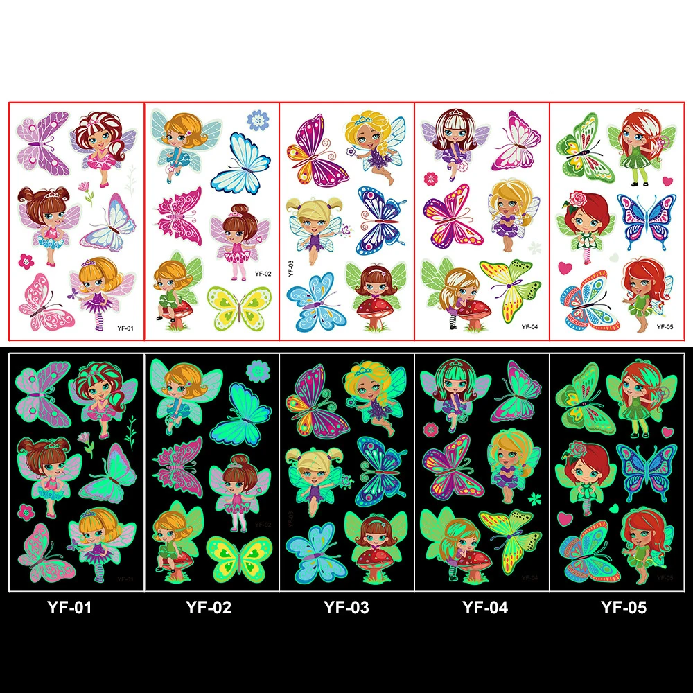 Детские Одноразовые Татуировки-наклейки Для Дня Рождения Мотивы Животных