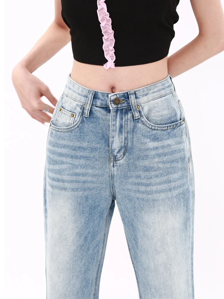 Модные корейские женские рваные джинсовые брюки WCFCX STUDIO в стиле Харадзюку