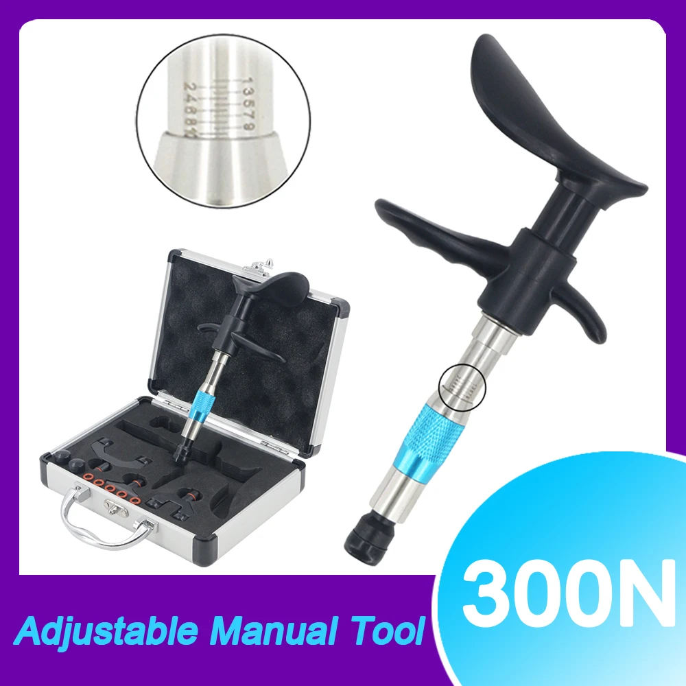 

300N New Chiropractic Adjusting Tool Portable Correction Nursing Massage Spine 10 Levels Manual Therapy Machine Health Care