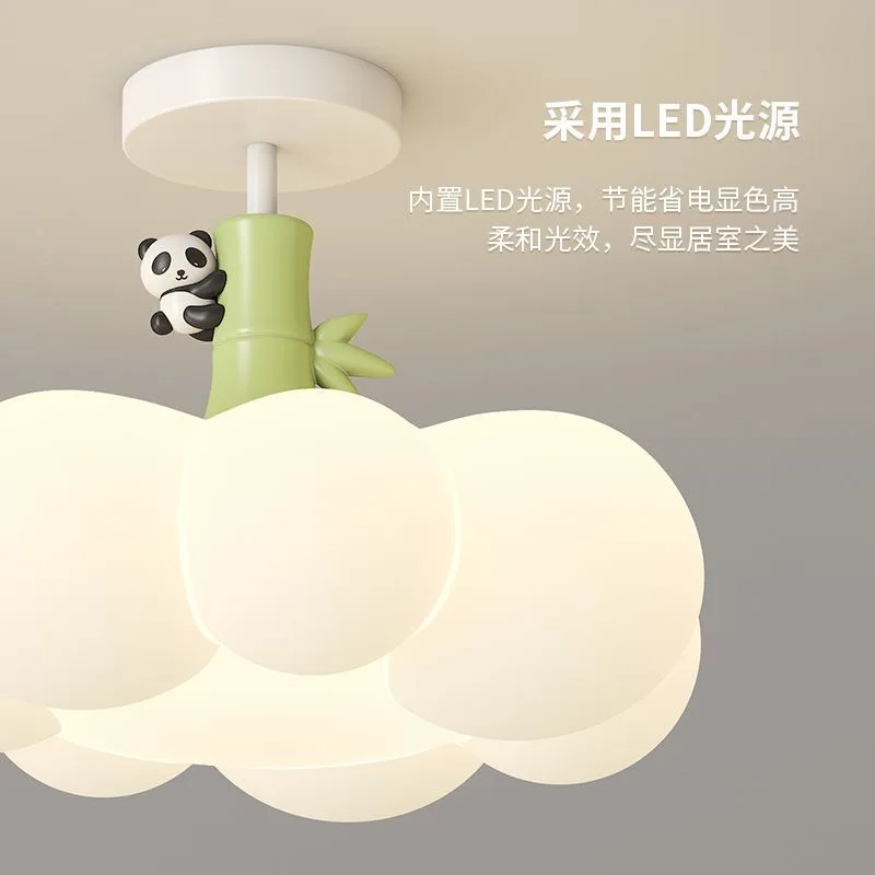 2024 подвесной светильник в форме облака Корона Сердца обезьяна панда люстра для