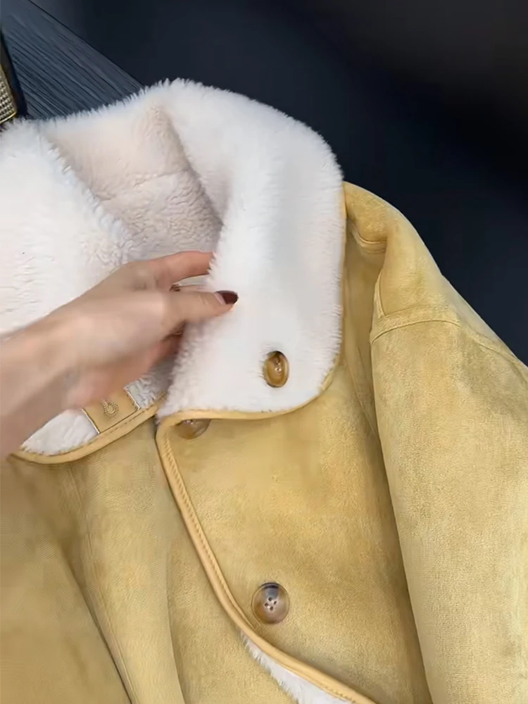 Lamb Wool Thickened Short coat Women 2024 New Popular Autumn and Winter Unique Super Nice Fur Integrated Berber Fleece