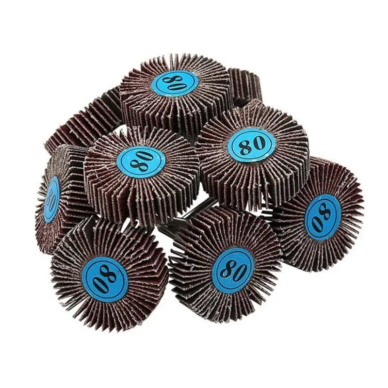 

5PCS 80 Grit Sandpaper Grinding Flap Polishing Wheels Sanding Disc Shutter Polishing Wheel For Rotary Dremel Tool 3.17mm Shank