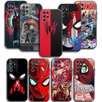 marvel spiderman phone cases for samsung galaxy s22 plus s20 s20 fe s20 lite s20 ultra s21 s21 fe ultra back cover coque funda