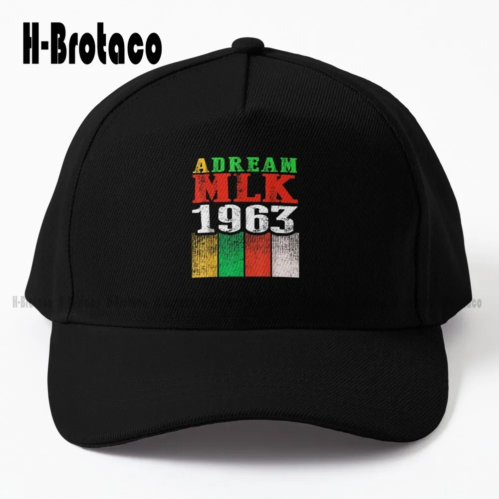 

A Dream Mlk Martin Luther King Jr Vintage Baseball Cap Funny Caps For Men Street Skateboard Adjustable Quick Dry Mesh Cap Sports