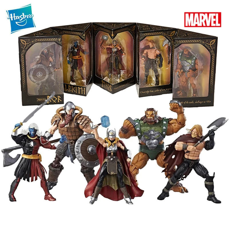 

Marvel Legends Battle for Asgard Action Figure Thor Bor Malekith Ulik Jane Foster Sdcc 6 Inch Anime Figure Toy Collection Gift