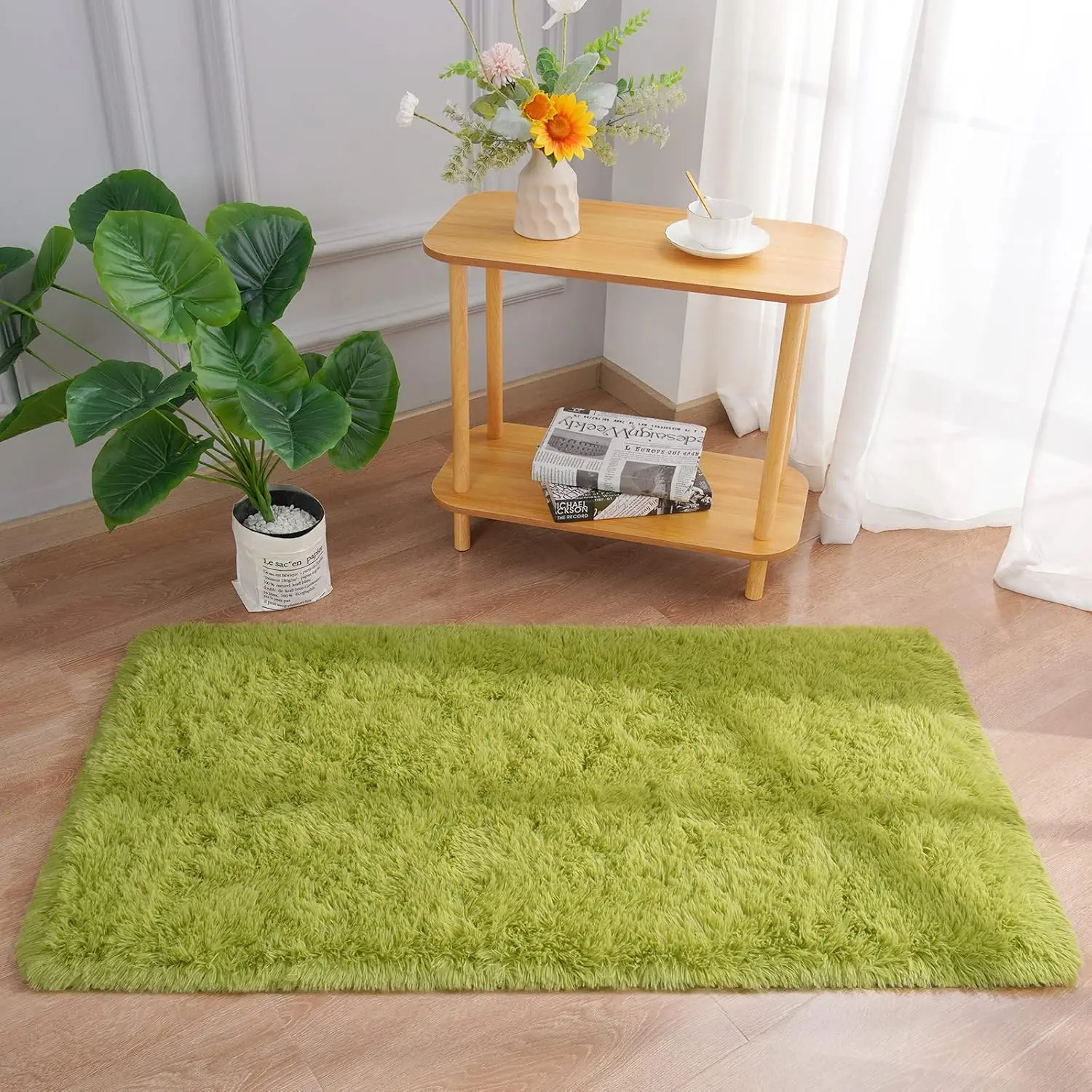 

VIKAMA плюшевый коврик тай-дай 40x60 см