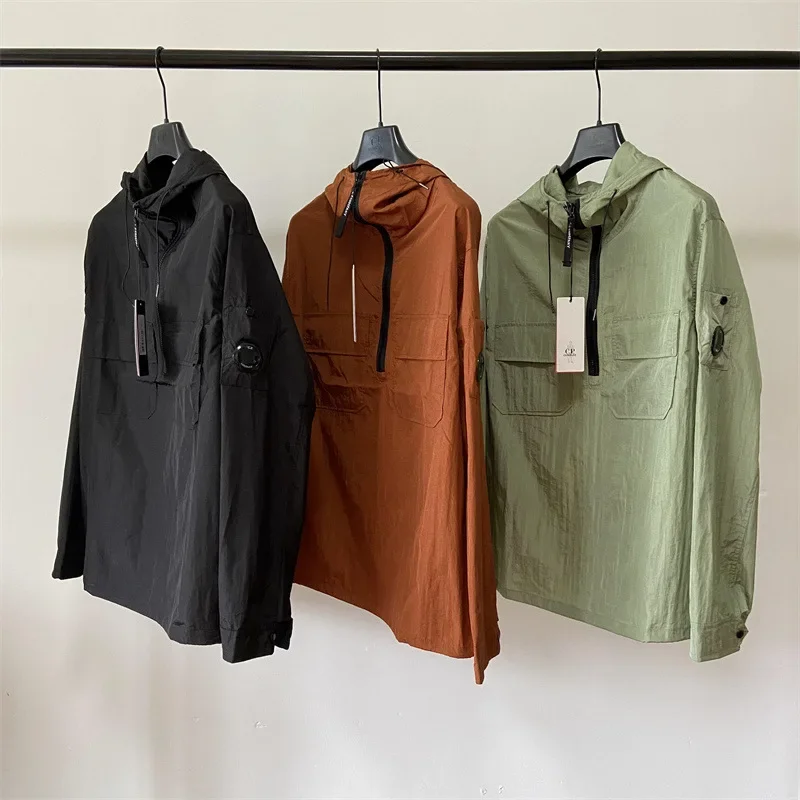 

CP Classic Breathable Lightweight Coat Jackets for Men and Women Zipper Jacket Korean Fashion Bomber Jacket Hooded Coats Men