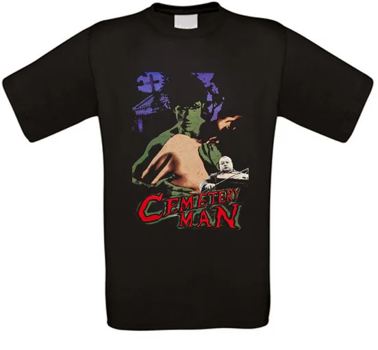Кладбище человек Dellamorte ужас култо фильм Camiseta de Todos los tamгоды Новинка