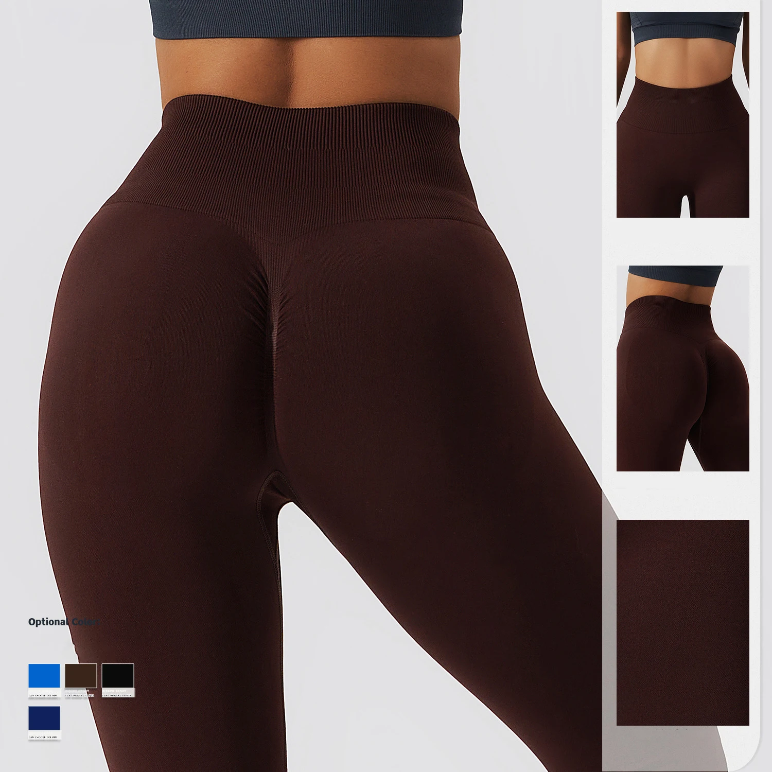 Seamless Yoga Pants Women Workout Leggings Gym Tights High Waist Leggings Scrunch Push Up Running Pants Female Training Leggings