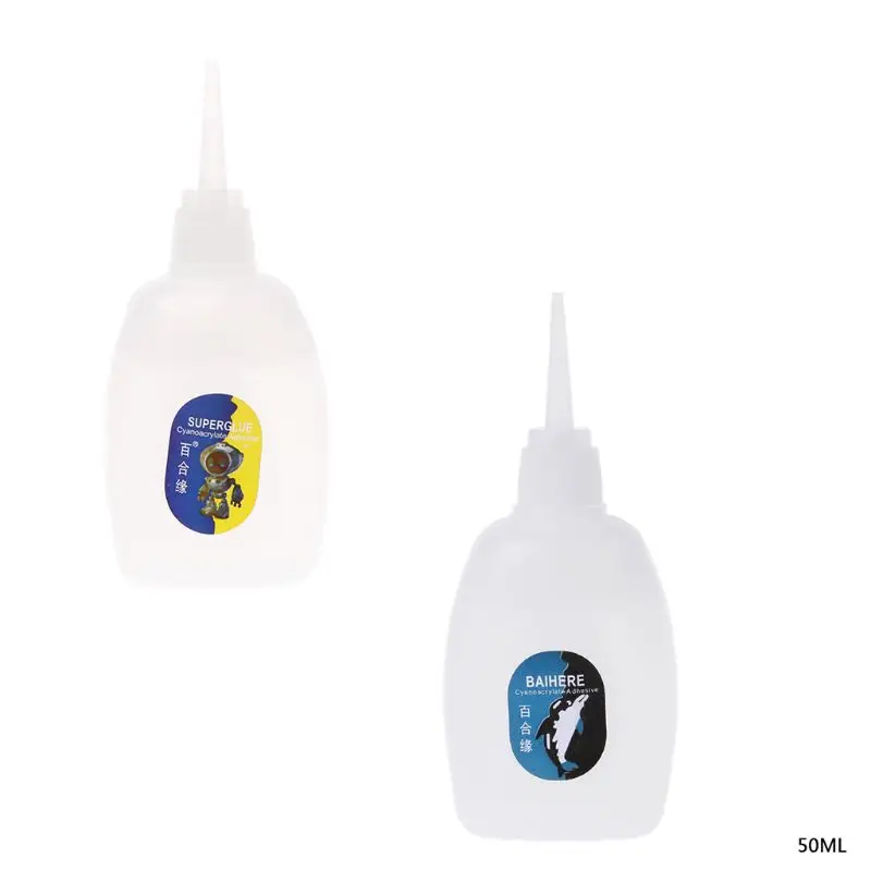 

Multi-purpose Instant Super Glue 50g Liquid Strong Adhesive for China Rubber Wood Metal Plastic Glass Marble Home Office