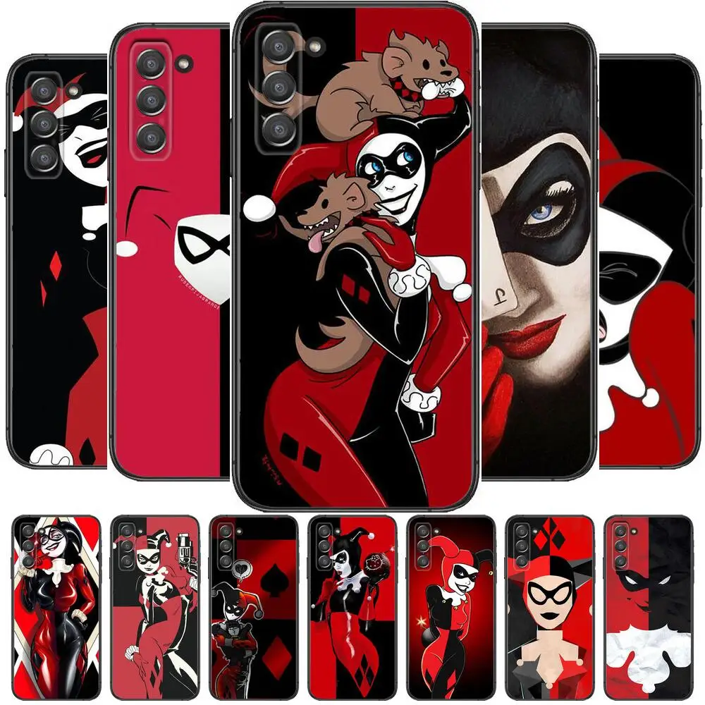 

funny clown girl Phone cover hull For SamSung Galaxy s6 s7 S8 S9 S10E S20 S21 S5 S30 Plus S20 fe 5G Lite Ultra Edge