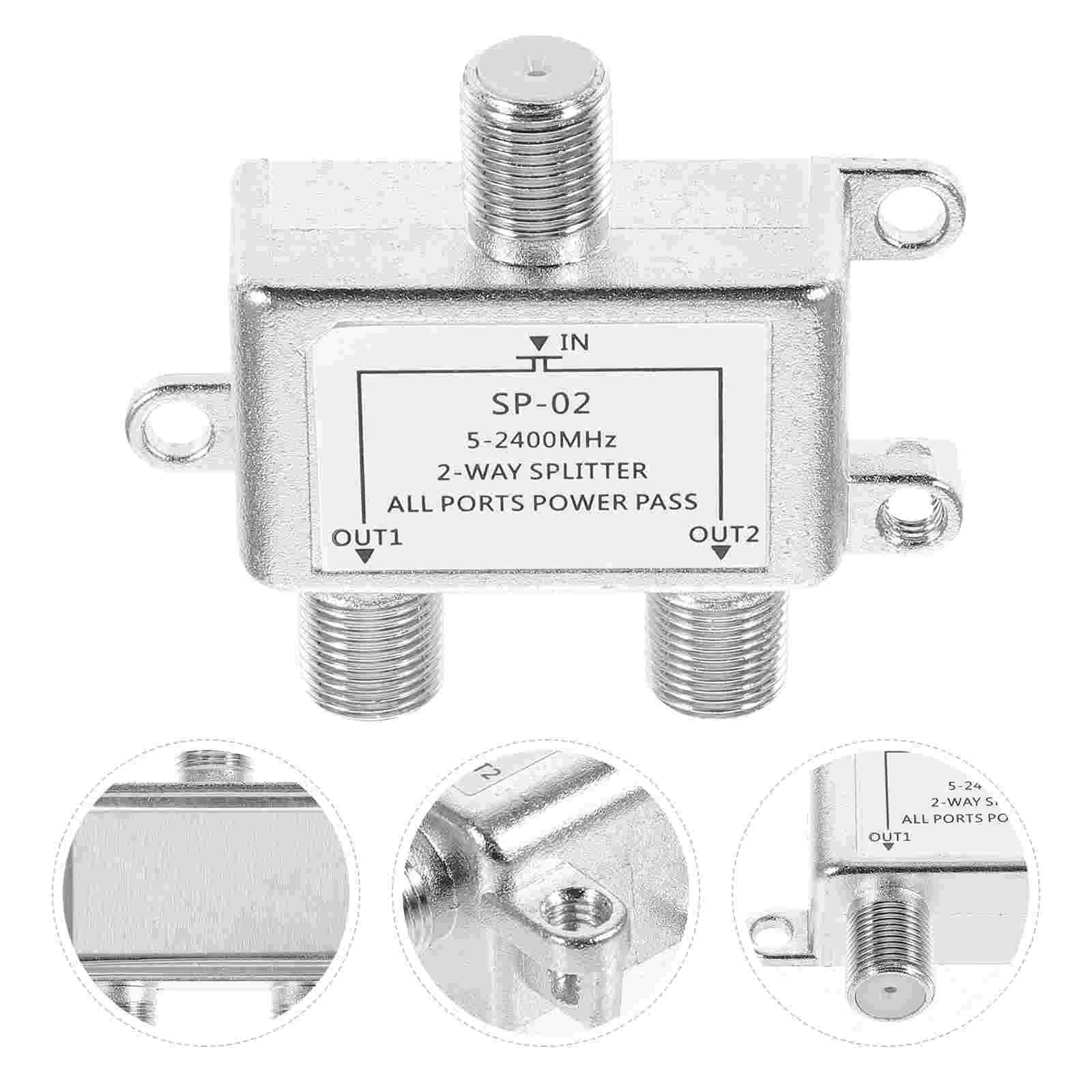 

Splitter Coax Cable Internet Antenna Way Satellite Coaxial Amplified Amplifier High Accessory