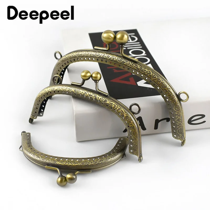 Фото 5 шт./лот Deepeel рамки для кошелька тисненые бронзовые ручки поцелуй застежка сделай 5 шт./лот Deepeel рамки для кошелька тисненые бронзовые ручки поцелуй застежка сделай