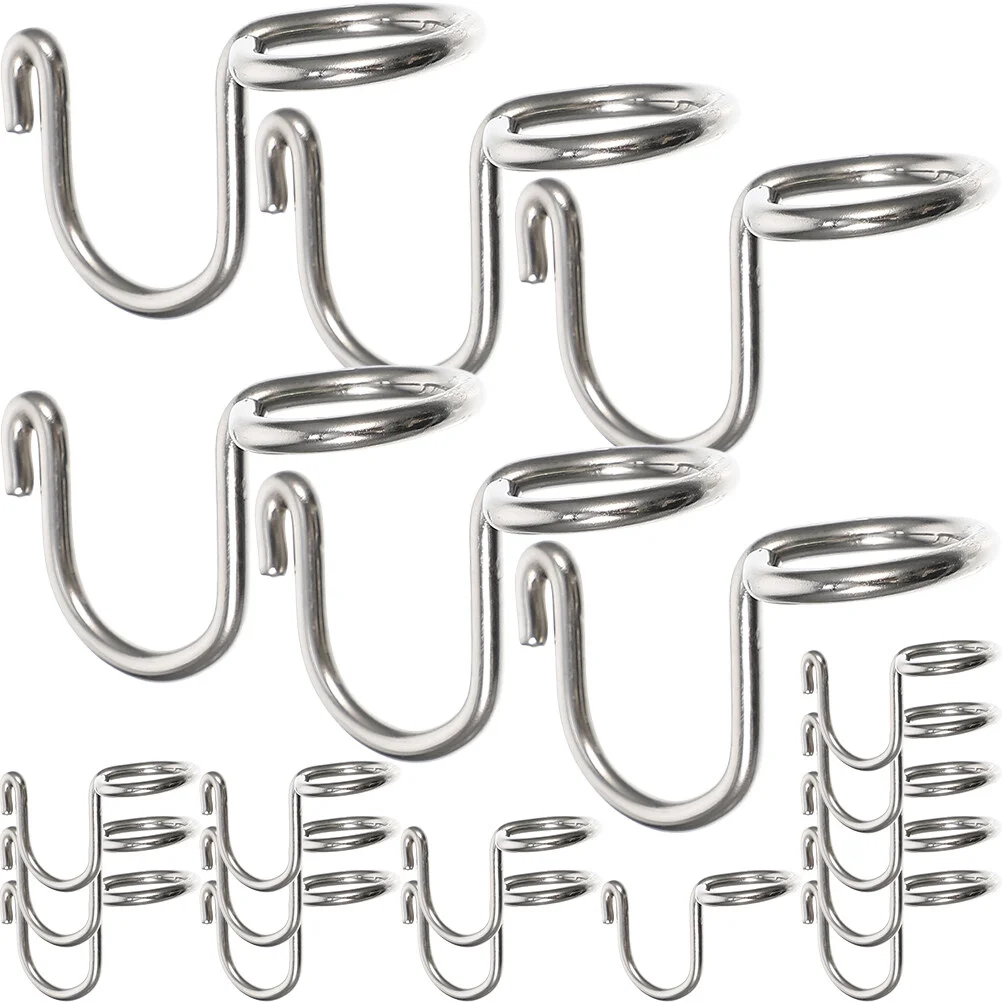 

20 Pcs Clothes Hook Coat Hanger Hooks Stainless Steel Connector Connection Metal Hangers Space Saving Home Space-saving