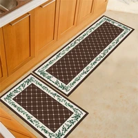 long kitchen mat colorful lattice entrance doormat fashion dirt resistant floor carpet for living room quick dry anti slip rugs