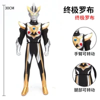 30cm large size soft rubber ultraman ruebe rb action figures model doll furnishing articles movable joints puppets children toy