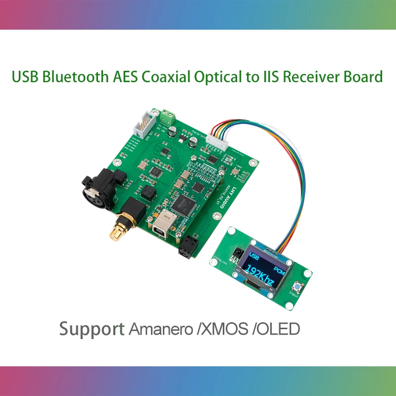 HiFi аудио USB коаксиальный Bluetooth AES оптический к I2S IIS DAC приемник плата XMOS/аманеро AK4118 декодер