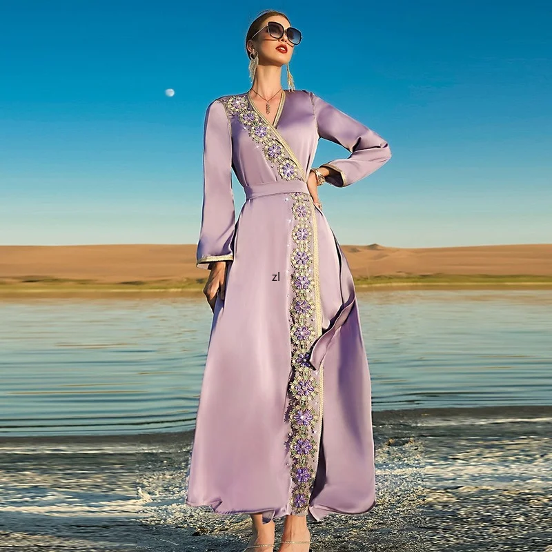 Ramadan Kaftan Dubai Abaya Turkey Islam Pakistani Muslim Arabic Long Dress Caftan African Dresses For Women Robe Femme Musulmane