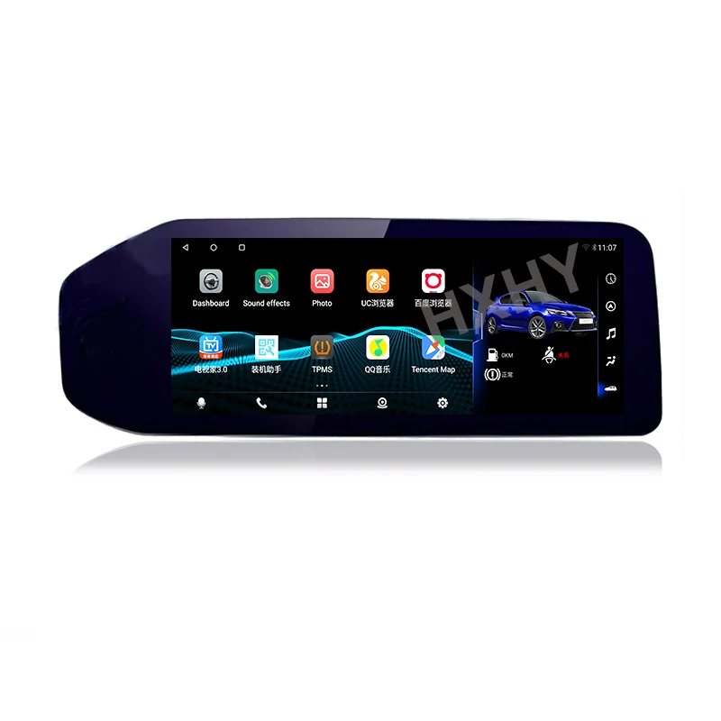 Фото Автомагнитола Android 13 Qualcomm 8+128G с CarPlay для Lexus ES ES200 ES300H ES250 ES350, навигация, мультимедиа, стереосистема №2