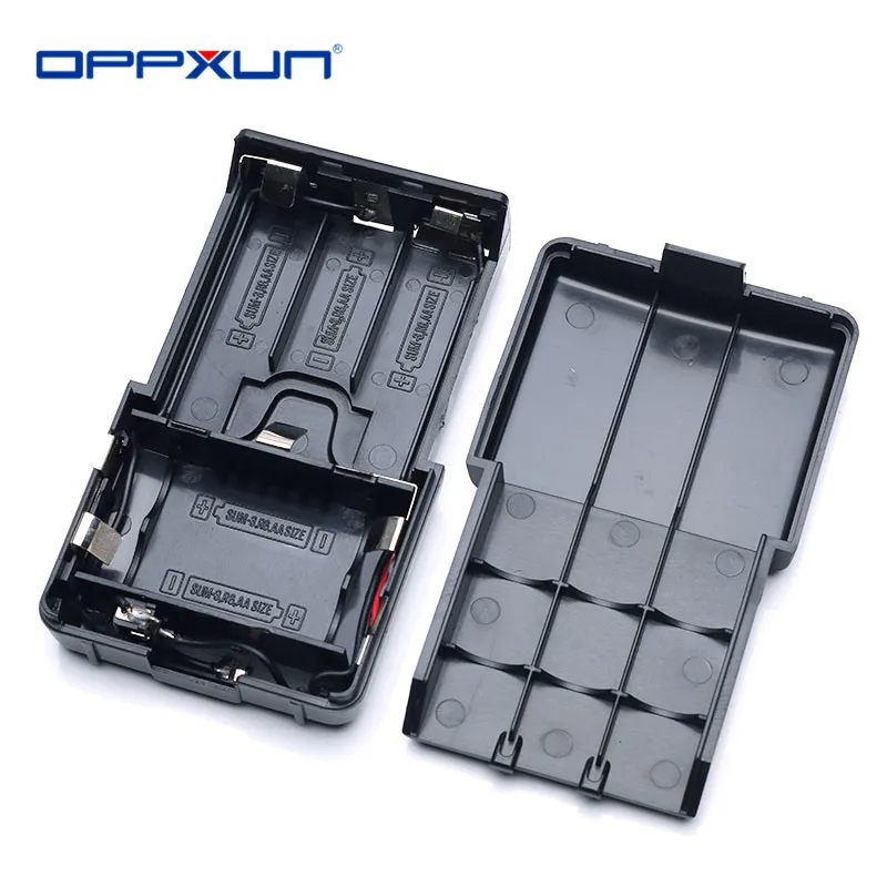 

OPPXUN TK308,TK208,TH22AT,TH42AT,TK-79A BT32 BT-32 5 AA Battery Case Box For Kenwood Two Way Radio Walkie Talkie Aaccessories