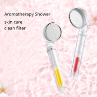 new beauty skin care shower head filter pressurized dechlorination vitamin c spray soft water bath lotus head