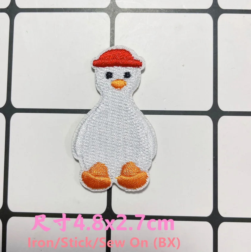 10 шт. железная палочка с животными свиньей уткой вышитая нашивка одежда шляпа