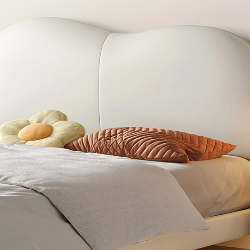 Современная индивидуальная кровать пушистая простая удобная двуспальная