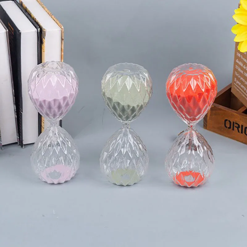 

Pineapple Pattern Sand Clock 30 Minutes Creative Sand Watch Glass Decor Hourglass Home Office Desktop Decoration Exquisite Gift