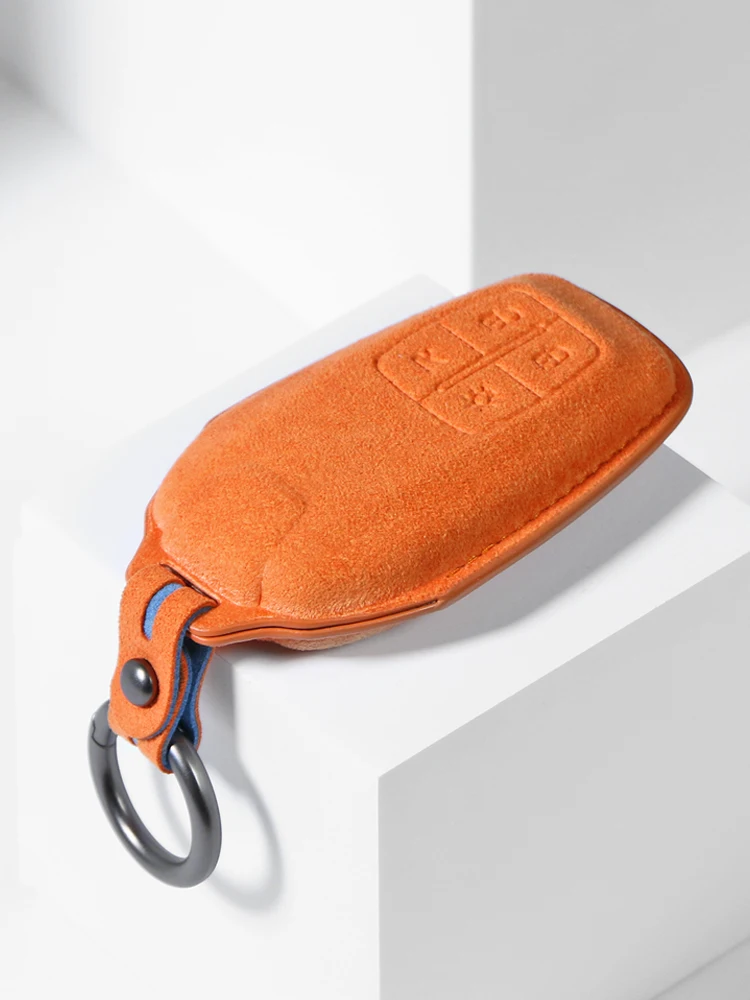 

Кожаный чехол для ключей алькантары для Ferrari 488 812 F12 Berlinetta, брелок для ключей, Аксессуары для автомобилей