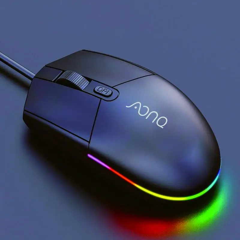 

Rgb Luminous Wired Mouse Lg100 Usb E-sports Luminous Wired Mouse Universal Gaming Mouse For Office Game Laptop