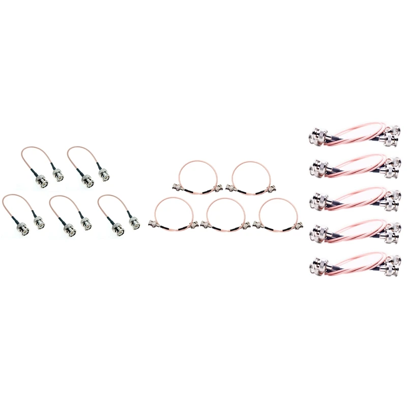 

5 шт. коаксиальный радиочастотный адаптер кабель RG316 BNC штекер-BNC штекер разъем радиочастотный коаксиальный перемычка