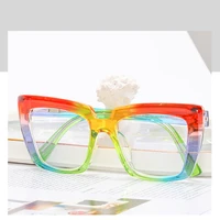 new glasses frame prescription eyewear colorful fashion full rim tr 90 plastic optical eyeglasses with recipe stylish spectacles