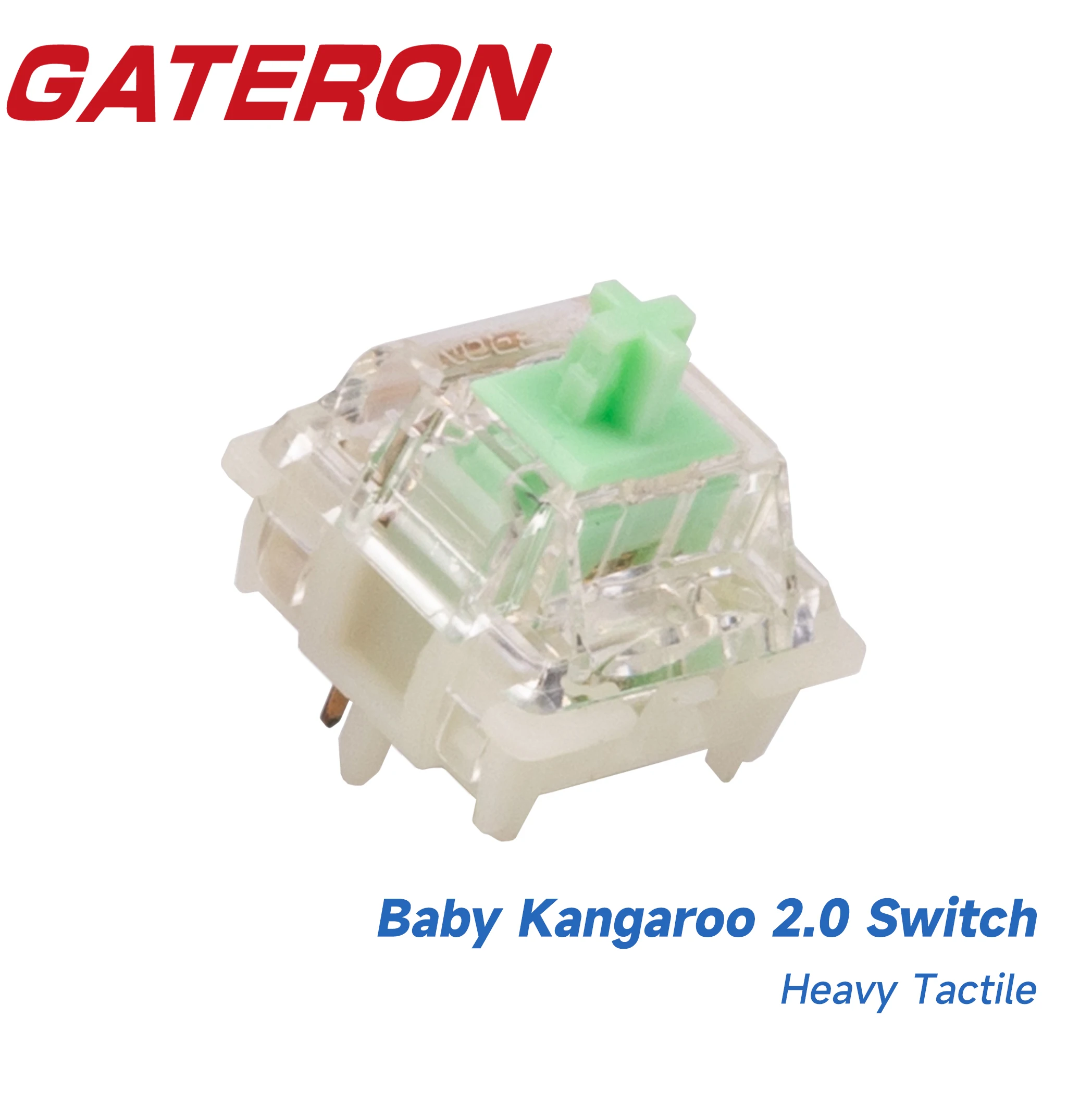 Фото Предтактильный переключатель GATERON Baby Kangaroo 2,0 SMD 5 Pin 59g, глянцевая механическая клавиатура с верхним корпусом «сделай сам» Hotswap №1