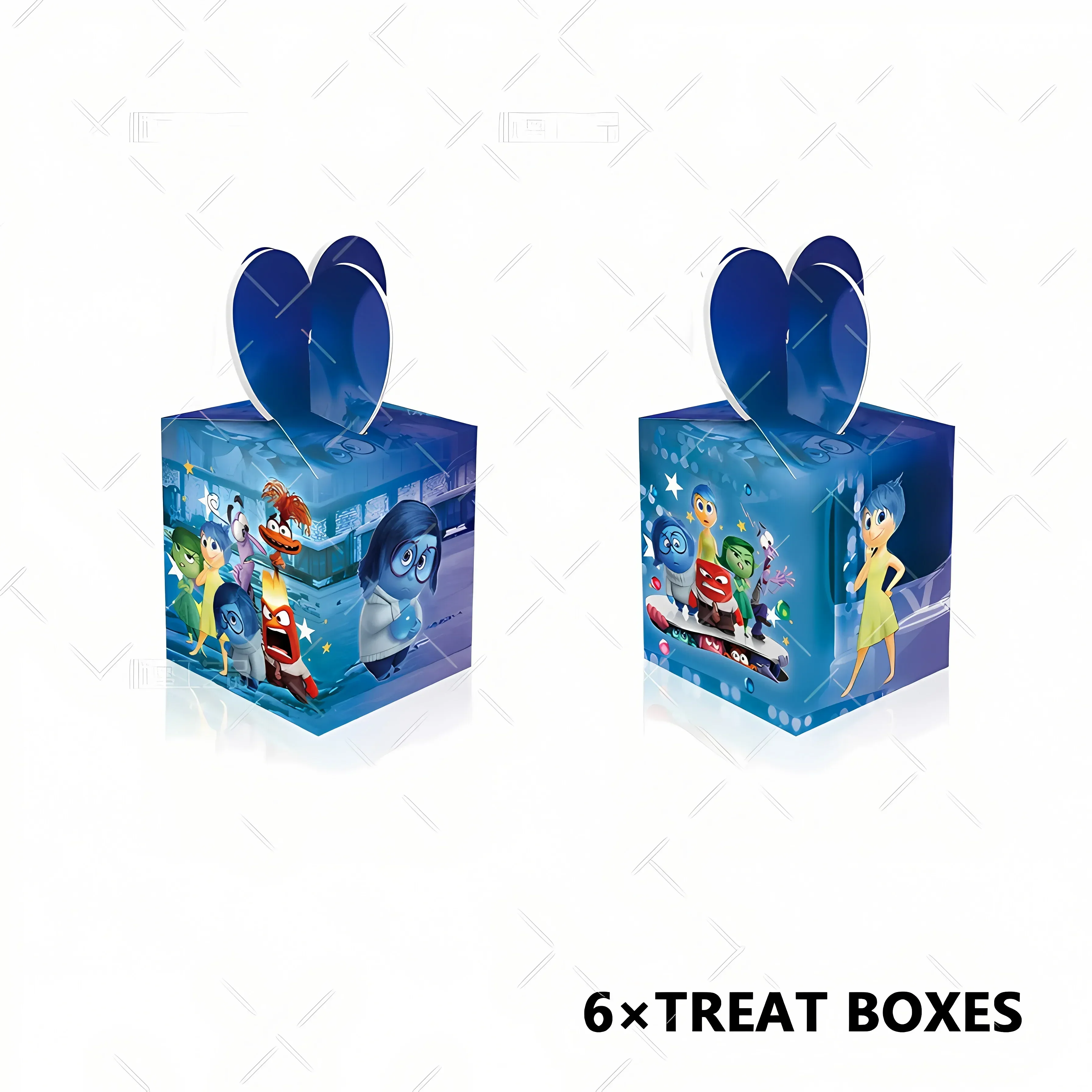 6/12 шт. Disney Inside Out 2 коробка конфет милые детские подарочные коробки для закусок на