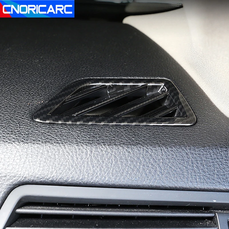 

Цветная оболочка из углеродного волокна для автомобильной приборной панели, кондиционера, решетки вентиляционных отверстий, отделочные наклейки для BMW 5 серии F10 2011-2017 LHD