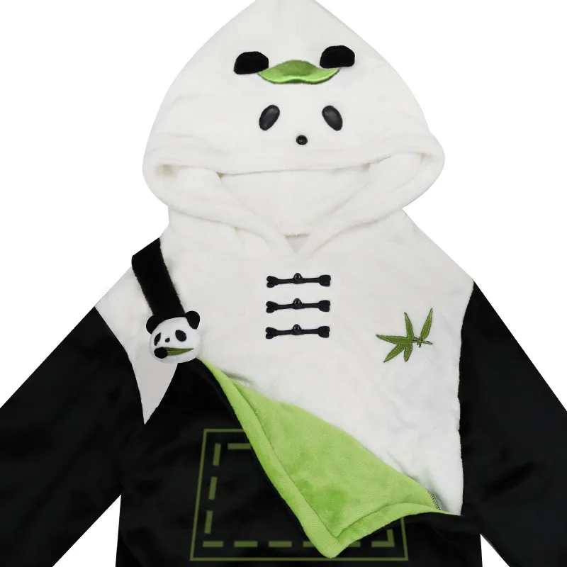 Фото Love And Deep Space Kigurumi Qi Yu Shen Xinghui Qin Che Panda Пижамный костюм Rafayel Zayne Xavier Sylus Косплей Домашняя одежда №5