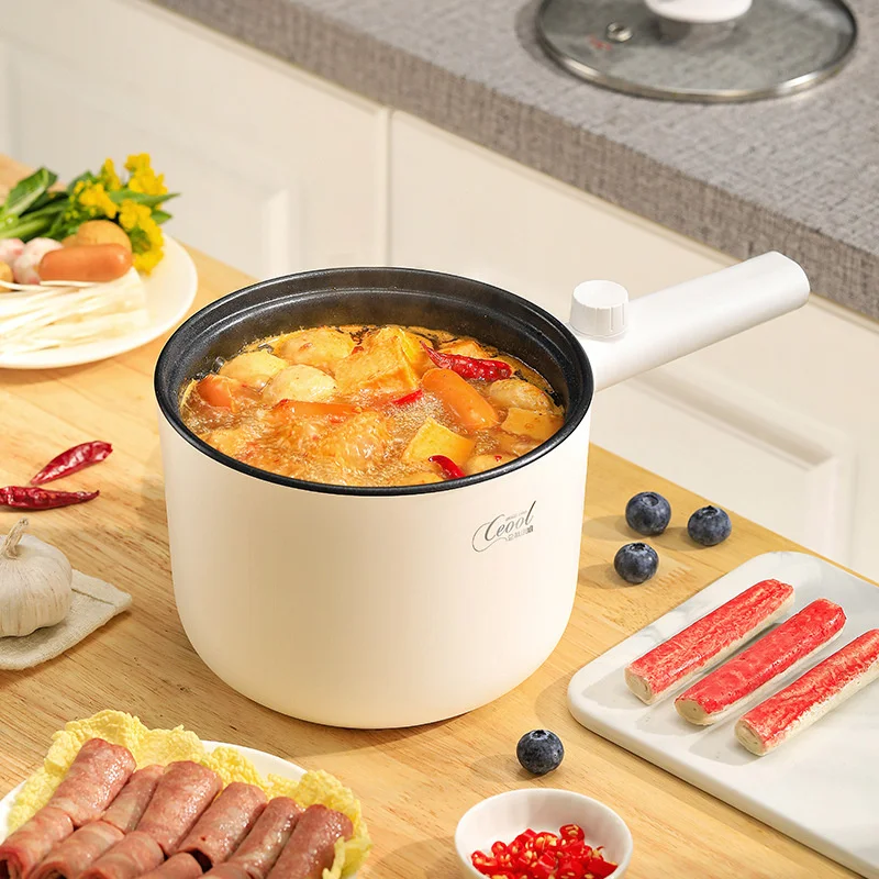 

Mini Stir Pot Electric Pot Boil Multifunctional Cooking And Cooking Electric Stick Hot Intelligent Home Noodle Non Dormitory Pot