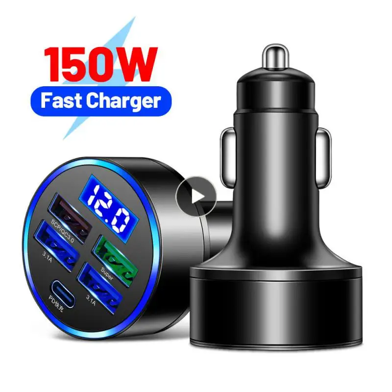 

Led Digital Display On-board Charger Durable Multifunctional Digital Display Super Fast Charging Universal Portable