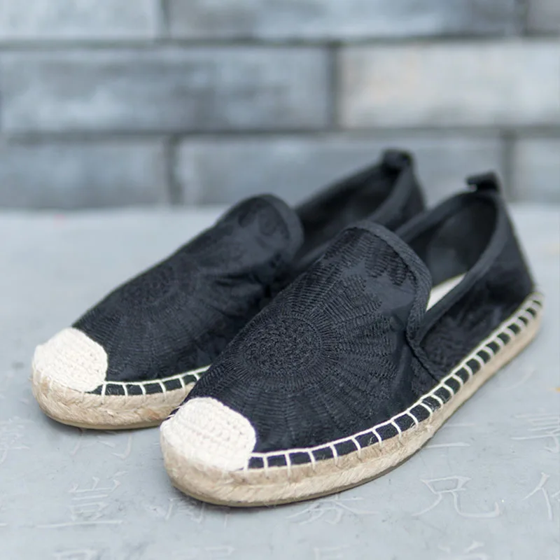 

Sport Flats Women Shoes 2022 Autumn New Weave Platform Loafers Casual Ladies Running Shoes Canvas Senakers Sandals Mujer Zapatos