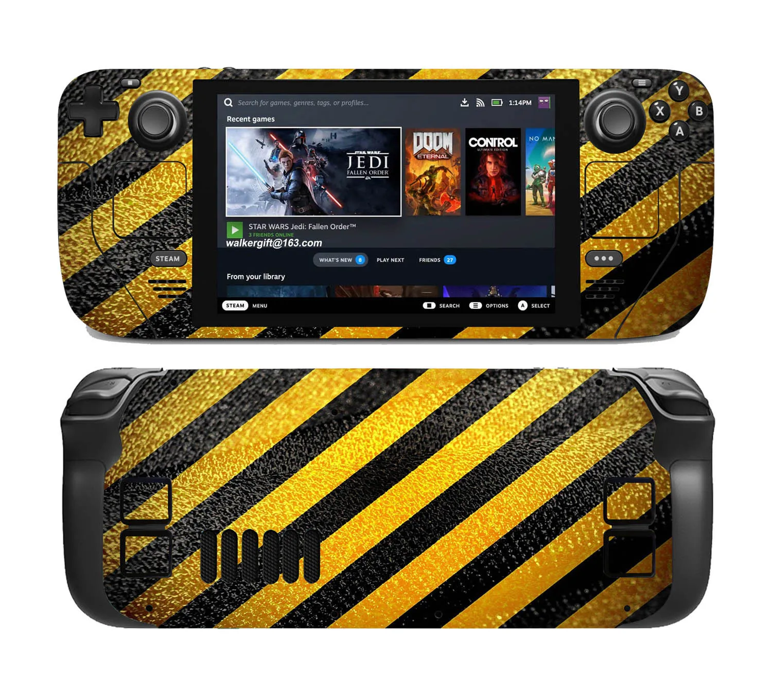 

Vinyl Protection Sticker for Steam Deck Game Console Colorful PVC Protective Skin Decal for Valve Steam Deck Gaming Accessories