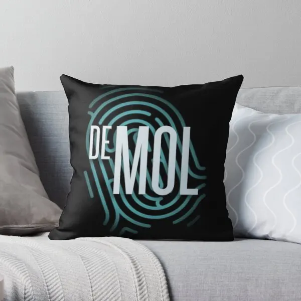 

De Mol 2021 2022 Serie Printing Throw Pillow Cover Fashion Square Soft Decor Bedroom Sofa Anime Office Pillows not include