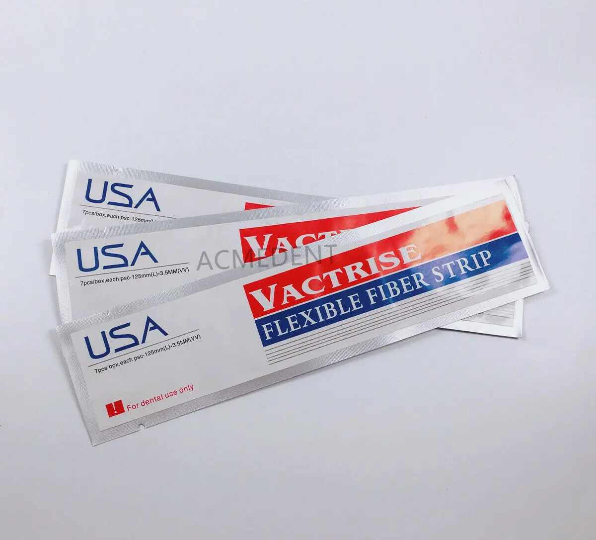 

3Pieces Dental Flexible Fiber Strip Stick Adhesive Braided Glass Connect Fibers