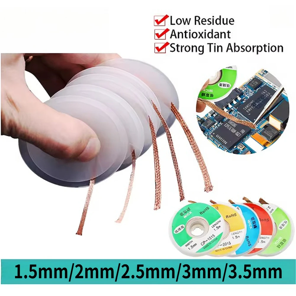 

Длина сварочных проводов, сетка для распайки, оплетка, медная точка сварки, инструмент для удаления припоя, инструмент для ремонта проволоки для пайки