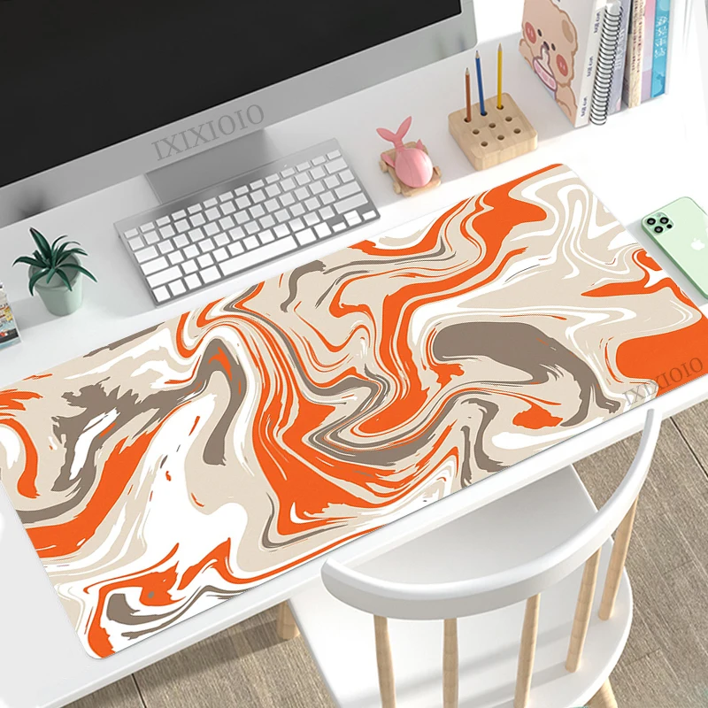 

Mouse Pad Gaming Strata Liquid Art XL Custom Large Mousepad XXL Mechanical Keyboard Pad Natural Rubber Non-Slip Table Mat